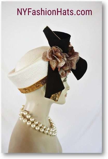 Luxury Wedding Pillbox Formal Hat