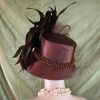 Abstract Brim Formal Church Hat