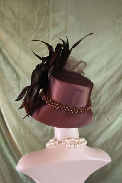 Abstract Brim Formal Church Hat