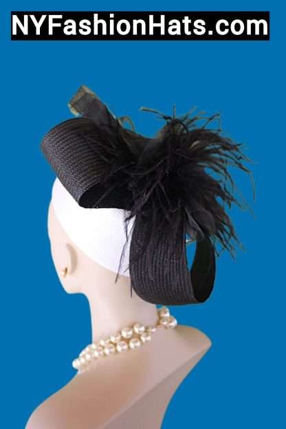 Avant Garde Pillbox Wedding Hat NYFashionHats Millinery