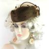 Black Pillbox Hat