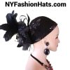 Black Winter Wool Cloche Avant Garde Luxury Hat