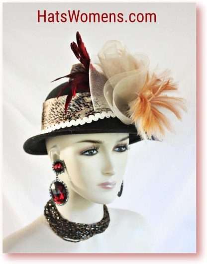 Snake Print Custom Hats Millinery 8213