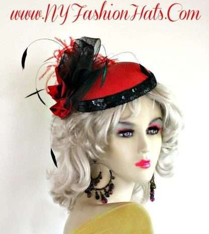 Pillbox Cocktail Hat For Women