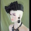 Black Mourning Funeral Hat
