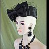 Black Mourning Funeral Hat