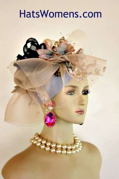 Hat Satin Velvet Flowers Sinamay Straw Winter Spring