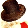 Hats Brown Sequin Beaded Formal Church Wedding Women's Fashion Hat