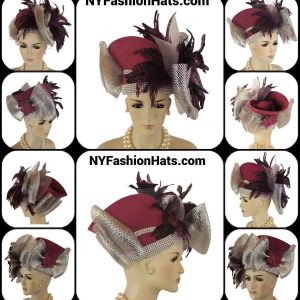 Haute Couture Designer Pillbox Hat NYFashionHats