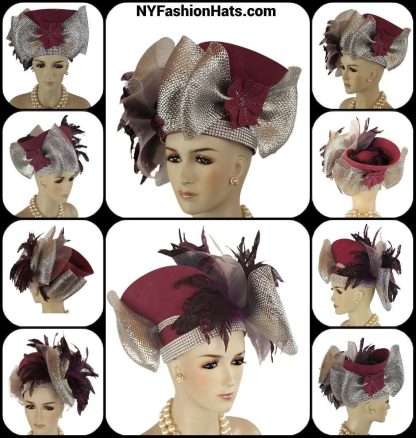 Haute Couture Designer Pillbox Hat NYFashionHats