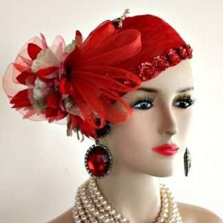 Haute Couture Luxury Pillbox Wedding Hat