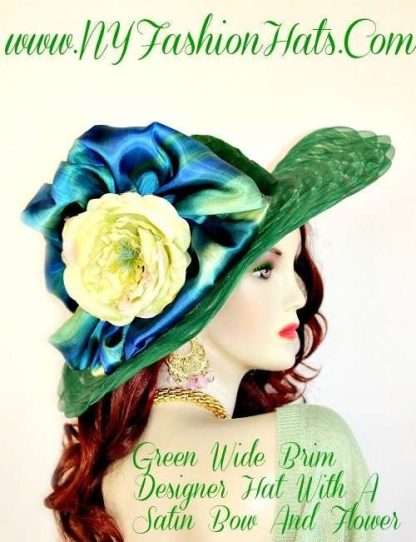 Kentucky Derby Hats Emerald Hunter Lime Yellow Hat Ny Fashion Hats