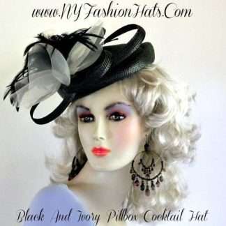 Luxury Pillbox Wedding Hats For Women