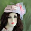 Pink White Great Gatsby Designer Hat