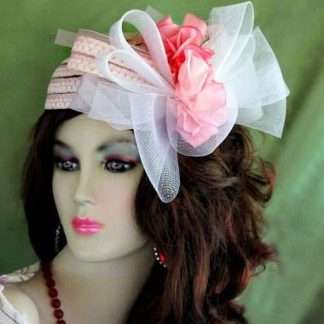 Pillbox Wedding Bridal Hat Headpiece