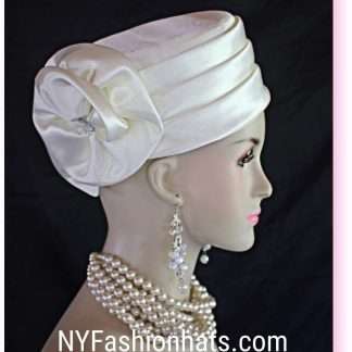 Pillbox Wedding Bridal Hat