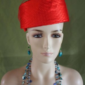 Pillbox Wedding Bridal Hat