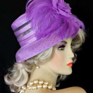 Purple Formal Occasion Women's Designer Hat