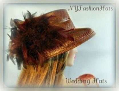 Wedding Church Fashion Hats For Women 873