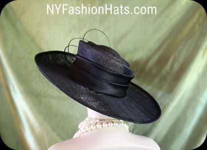 Sinamay Straw Satin Hats For Wedding Formals Dress Sabbath