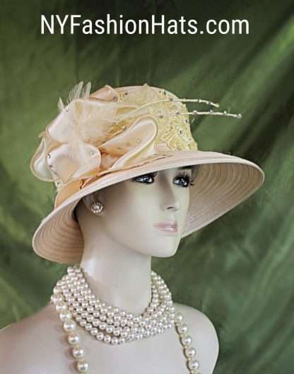 Elegant Wedding Church Formal Sabbath Hat