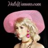 Pink White Kentucky Derby Hat