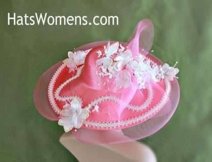 Wide Brim Couture Designer Wedding Hat Races 7gh1