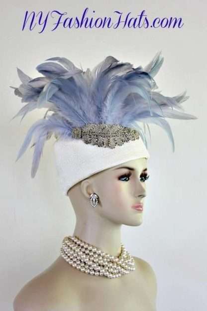 Women's Haute Couture Avant Garde Pillbox Wedding Hat